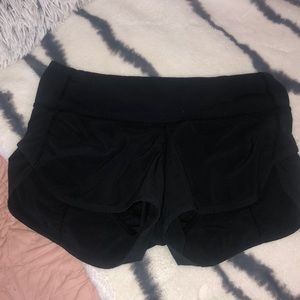Lululemon Speed Shorts Size 2 Black